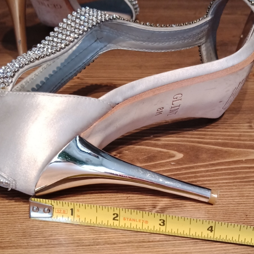 GLINT silver heels - Picture 6 of 8